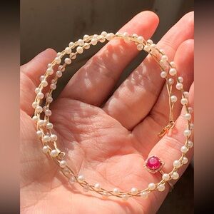 925 silver tennis necklace